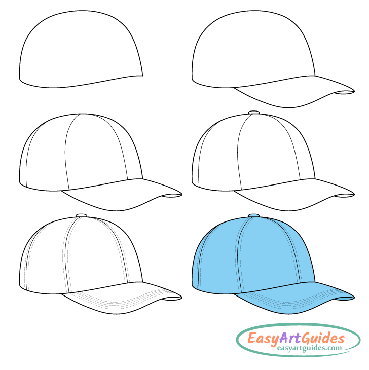 Baseball cap drawing on sale